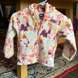 Patagonia Girls 5T Synchilla Fleece | Pink Woodland Nature
